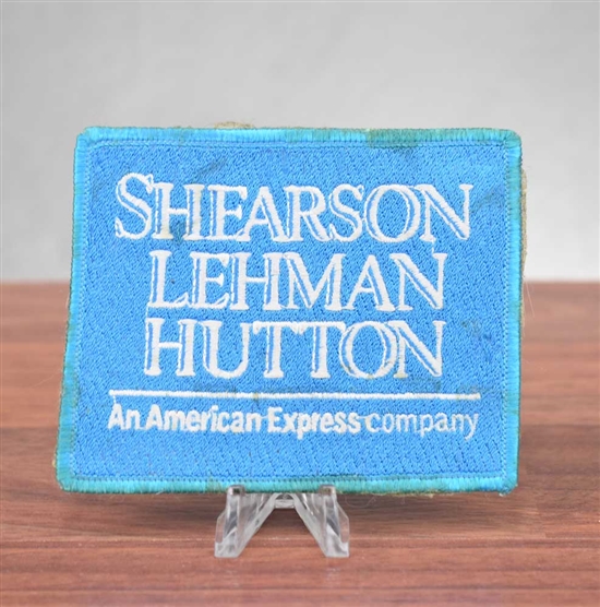 Shearson Lehman Hutton Vintage Trader Jacket Patch