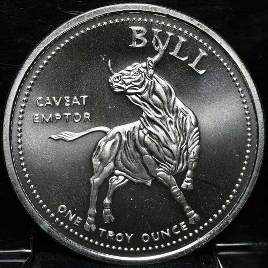 Bull & Bear Silver Coin - .999 Silver