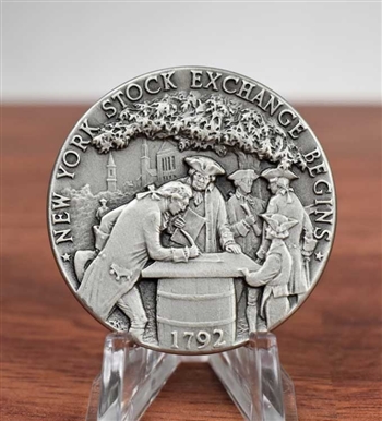 New York Stock Exchange Buttonwood Agreement Coin