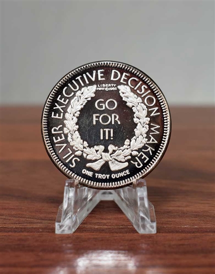 Executive Decision Maker Silver Coin - .999 Silver