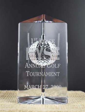 NYSE Waterford Crystal - 1St Place Golf Tournament Award