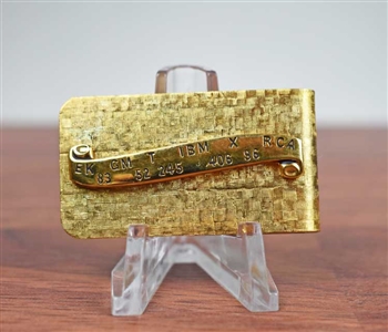 Vintage Stock Ticker Money Clip