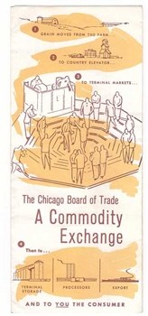 Chicago Board of Trade Visitor's Brochure - Vintage