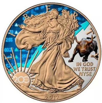 NYSE .999 Fine Silver American Eagle Coin - 1 oz