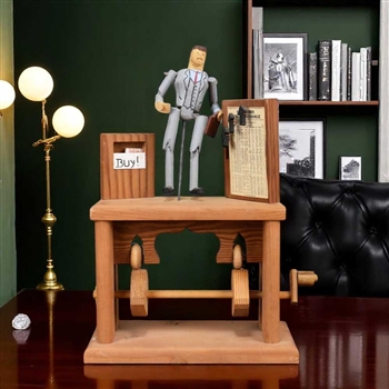 Handcrafted Dancing Stockbroker