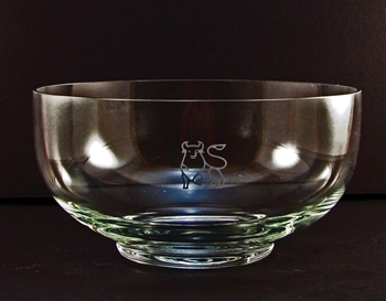 Tiffany Merrill Lynch Crystal Bowl