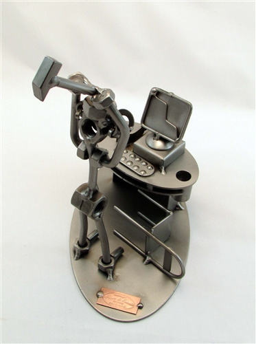 Figurine Hinz-Kunst métal thème Métier peintre automobile carrossier