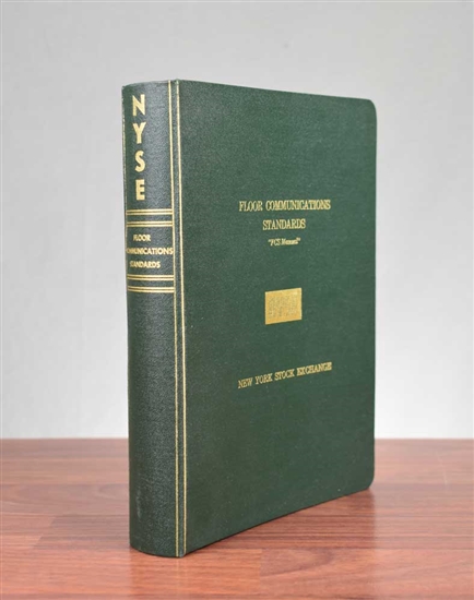 1969 NYSE Manual of Floor Communication Standards