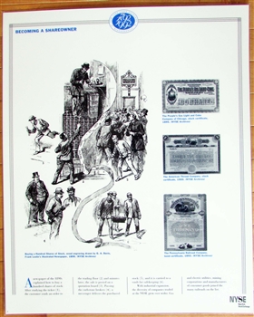 NYSE Laminated Becoming a Shareowner Poster