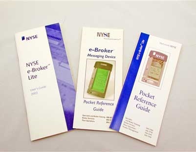 NYSE E-Broker User and Reference Guides - 2003