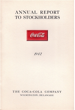 1942 Coca-Cola Annual Report