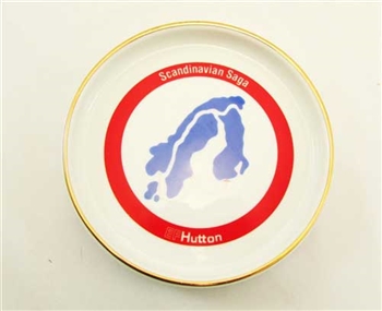 E.F. Hutton Scandinavian Saga Ceramic Dish