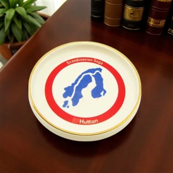 E.F. Hutton Scandinavian Saga Ceramic Dish