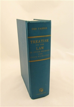 Treatise on the Law of Stock Brokers and Stock Exchanges Book