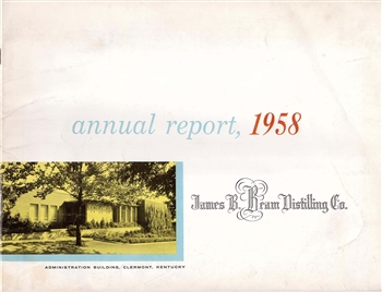 1958 James B. Beam Distilling Co. (Jim Beam) Annual Report