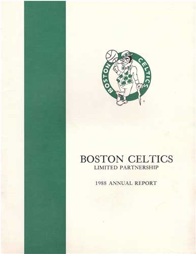 1988 Boston Celtics Annual Report