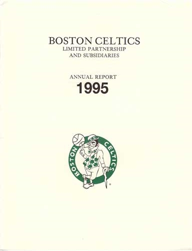 1995 Boston Celtics Annual Report