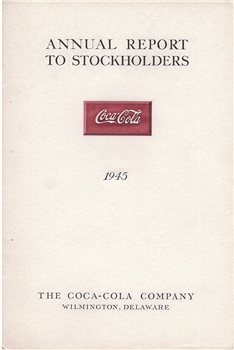 1945 Coca-Cola Annual Report