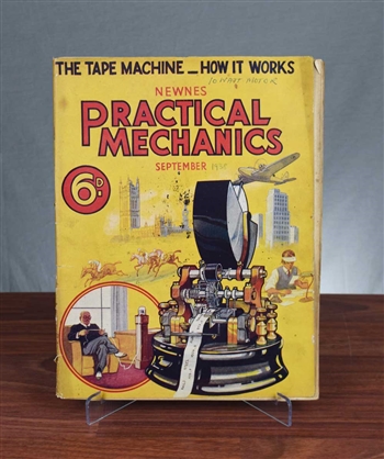 1938 Ticker Tape Practical Mechanics Magazine