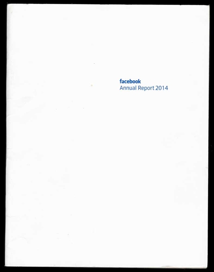 Facebook 2014 Annual Report