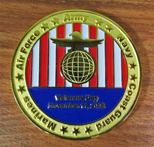 Merrill Lynch Veteran's Day Challenge Coin