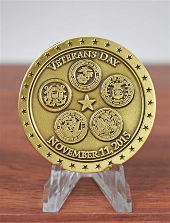 Merrill Lynch 2015 Veteran's Day Challenge Coin