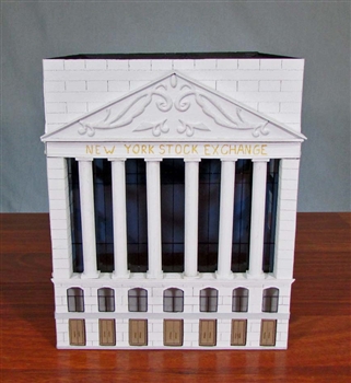 Handmade NYSE Building Sculpture