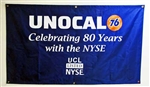 Unocal 76 NYSE 80 Years Anniversary Banner - 5'