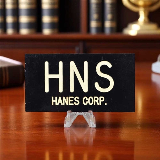 NYSE Trading Floor Specialist Post Ticker - Hanes