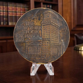 NYSE Commemorative Bronze Medal | 1922