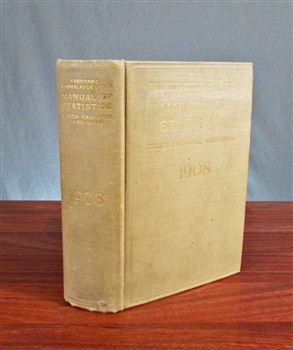 Manual of Statistics Stock Exchange Handbook - 1908