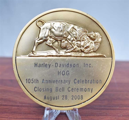 Harley-Davidson NYSE Medallion  - Closing Bell Ceremony
