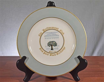 The Buttonwood Club | NYSE Commemorative Plate