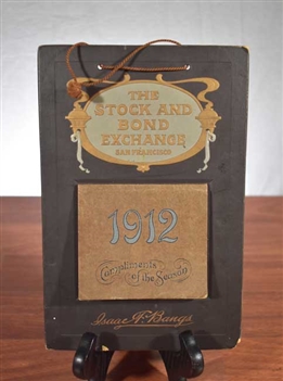 1912 San Francisco Stock & Bond Exchange Calendar