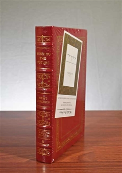 Winning The Future -Signed by Newt Gingrich | Easton Press Leather Bound