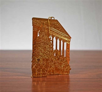 1991 NYSE Gold Plated Brass Christmas Ornament