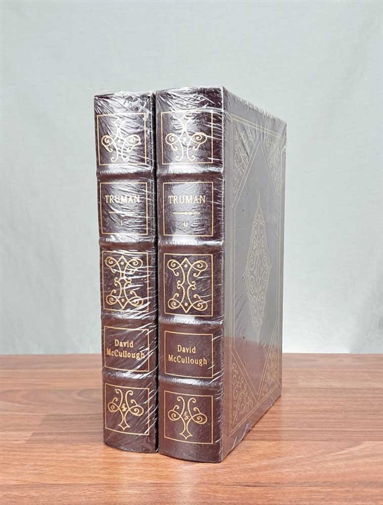 TRUMAN -2 Volume Set by David McCullough - Leather