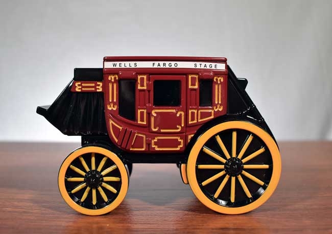 Wells Fargo Stage Coach Coin Bank Vintage Bank