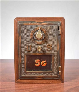 Authentic US Post Office Coin Bank - Vintage