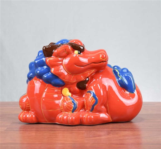 Wells Fargo "Year of the Dragon" Coin Bank - Vintage Bank