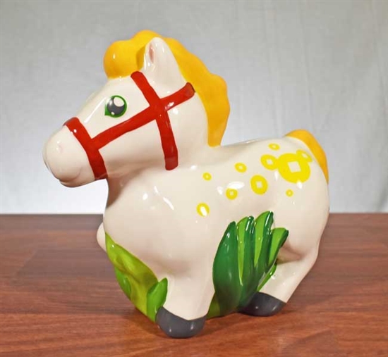 Wells Fargo "Year of the Horse" Coin Bank - Vintage Bank