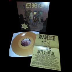 Kepi Ghoulie- Kepi Goes Country 2nd Pressing GOLD Vinyl LP