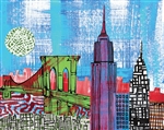 Gregory Attonito - NYC Collage Two Print