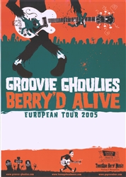 Groovie Ghoulies Berry'd Alive European Tour 2005 Poster