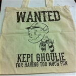 WANTED Kepi Ghoulie For Having Too Much Fun - Tote Bag