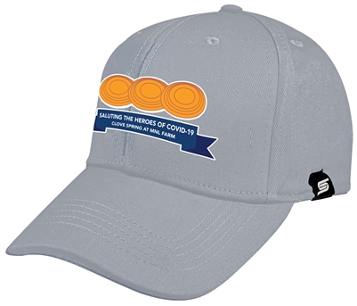 Team Baseball Cap with Covid-19 Saluting the Heroes Logo