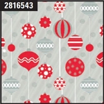 Graphic Ornaments Silver Wholesale Gift Wrap Special Promo