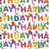 Birthday Characters Gift Wrap