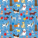 Party Dogs Gift Wrap