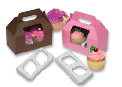 Windowed Gable Boxes And Cupcake Inserts